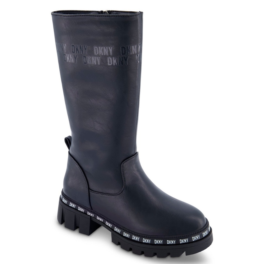 Girls DKNY Black Gabby Riding Boots - Macys